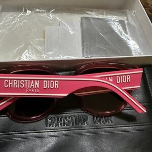 Dior Wildior 54 MM Cat Eye sunglasses pink